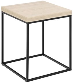 Actona Konferenčný stolík Barossa 40 - béžový mramor / čierna