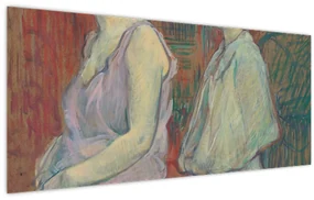 Obraz - Henri de Toulouse-Lautrec, Rue des Moulins, reprodukcia (120x50 cm)