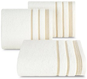 BAVLNENÝ UTERÁK AMANDA1 70X140 CM KRÉMOVÁ