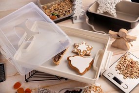Prenosný box na potraviny Biscotti - krémová