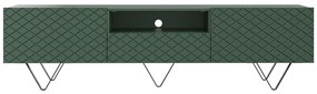 TV stolík Scalia s otvorenou policou 190 cm - labrador mat / čierne nožičky