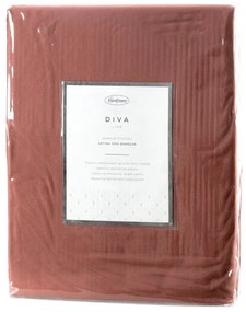 SATÉNOVÉ OBLIEČKY DINA 140X200 CM, 1 KS 70X80 CM ČERVENÉ