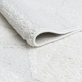 Angel Carpet, Kusový koberec Aurora 11 White, 60x110, biela, kancelária
