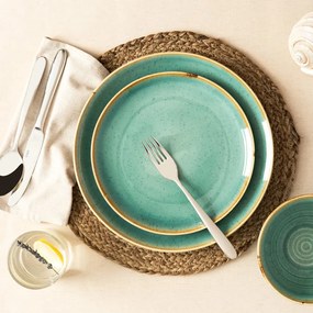 Porcelánový set 30 ks - Sand tyrkysový – Gaya - W0106