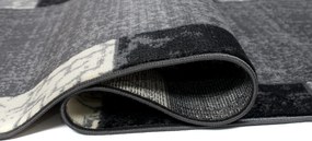 TA Koberec K872A TMAVO SIVÁ LACNÁ PP CRM Rozmer: 70x150 cm