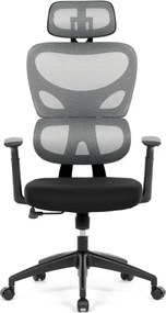 Kancelárska stolička sivá KA-K2080 GREY
