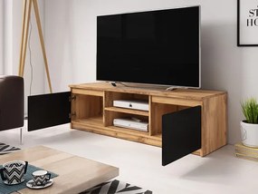 TV skrinka Zekazo (dub sonoma + biela) . Vlastná spoľahlivá doprava až k Vám domov. 1106284