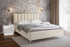 EMILIA 140X200 ČALÚNENÁ MANŽELSKÁ POSTEĽ S ÚLOŽNÝM PRIESTOROM