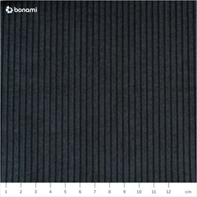 Čiernoantracitová menčestrová pohovka 200 cm Lean – Karup Design