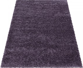 AKCIA: 60x110 cm Kusový koberec Sydney Shaggy 3000 violett, fialová, obývacia izba, Ayyildiz