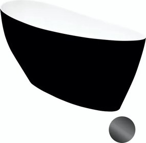 Besco Voľne stojaca vaňa z liateho mramoru Keya BW 165x70 BESCO-Typ výpuste: Click-Clack štandard, chróm, BESCO-Rozmery: 163,5x70,5, BESCO-Farba: Bie…