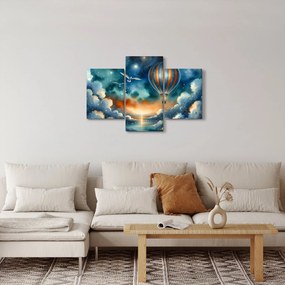 Obraz - Lietať nočnou oblohou (90x60 cm)