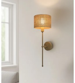Nástenné svietidlo MADELA 1xE14/40W/230V juta/béžová
