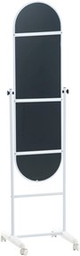 Stojace zrkadlo Nane Oval 317229 - 155x40x42 cm - Biela