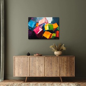 Obraz - Farebné kocky (70x50 cm)