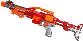 LEAN Toys Puška na penové šípky s otočným terčom 66 cm