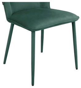 Zelené zamatové jedálenské stoličky v súprave 2 ks Wilma – Støraa