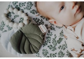 Detský vankúšik Green Floral – Malomi Kids