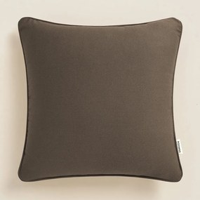 Elegantná obliečka na vankúš v hnedej farbe 40 x 40 cm