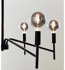 Markslöjd 108209 - Luster na lanku MONARCH 6xE14/18W/230V čierna