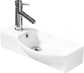 Mexen Hugo umývadlo na dosku pravé 50 x 23 cm biele - 21255000R