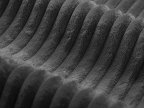 Sivá čalúnená dvojlôžková posteľ s úložným priestorom s roštom 160x200 cm Martina – Micadoni