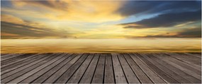 Obraz - Mólo s výhľadom (120x50 cm)