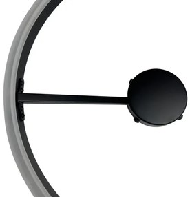 LED Stmievateľný prisadený luster LED/72W/230V 3000-6500K čierna + diaľkové ovládanie