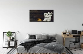 Obraz na plátne Spacie angel listy board 125x50 cm
