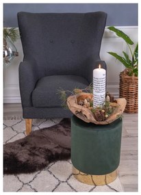 Zelený puf House Nordic Gamby, ø 34 cm