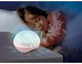 Infantino - Kolotoč nad postieľkou s melódiou a projektorom 3v1 3xAAA ružová