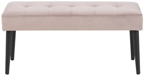 Dizajnová lavička Neola, svetlo ružová