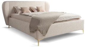 Čalúnená posteľ bez matraca DALIA 160x200 cm béžová
