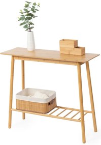 Konzolový stolík v prírodnej farbe 30x90 cm – Compactor