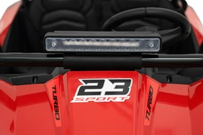 Ramiz Elektrická bugina TURBO 23 pre deti červená