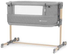 KINDERKRAFT - Detská postieľka NESTE GROW svetlošedá