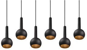 Čierne závesné svietidlo Ciliana – CINQUE