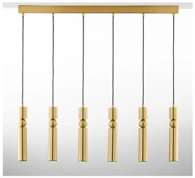 Jupiter 2011 - Luster na lanku ALAS 6xGU10/10W/230V zlatá