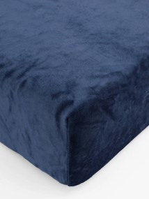 Plachta mikroplyš Deluxe 140 × 200 cm – námornícky modré