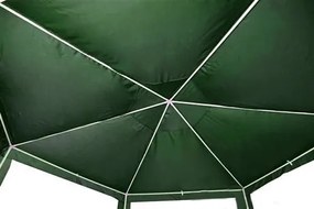 Záhradný pavilónový altánok, s oknami, zelený, MultiGarden