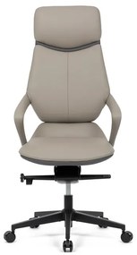 Autronic BONTEC Kancelárske kreslo, synchrónny mechanizmus, šedá ekokoža, KA-T8426 GREY Farba: Modrá