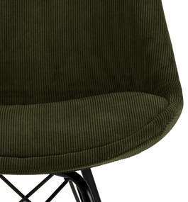 Tmavozelená jedálenská stolička Eris - Actona