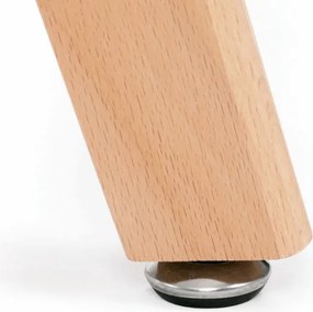 Jedálenský stôl DT-312 biely / naturálny