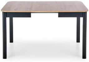 Rozkladací stôl 90x90 Biatro - Dub artisan / Čierny
