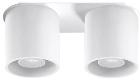 Sollux SL.0056 - Bodové svietidlo ORBIS 2 2xGU10/40W/230V biela