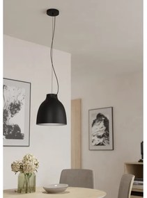 Eglo 900158 - Luster na lanku CAMASCA 1xE27/40W/230V čierna