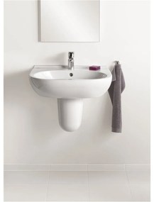 VILLEROY &amp; BOCH O.novo závesné umývadlo s otvorom, s prepadom, 600 x 490 mm, biela alpská, 51606001