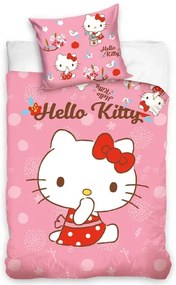 Obliečky do postieľky Hello Kitty Malá Mlsalka 100x135/40x60 cm