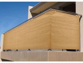 Balkónová zástena 90cm/500cm piesok