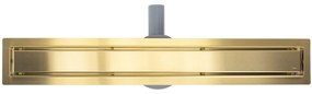 Rea Neox Pro, odtokový sprchový žľab 60cm, zlatá matná, REA-G2701